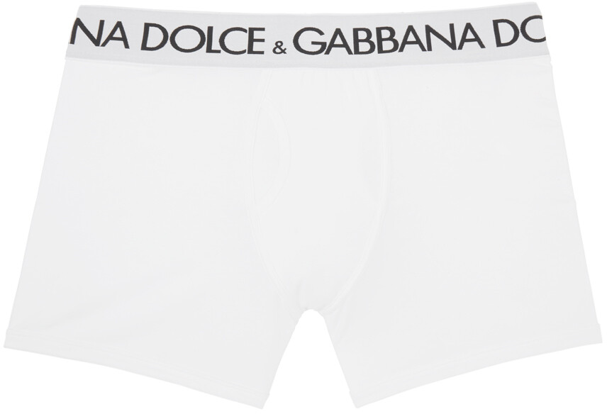 

Белые длинные боксеры Dolce & Gabbana
