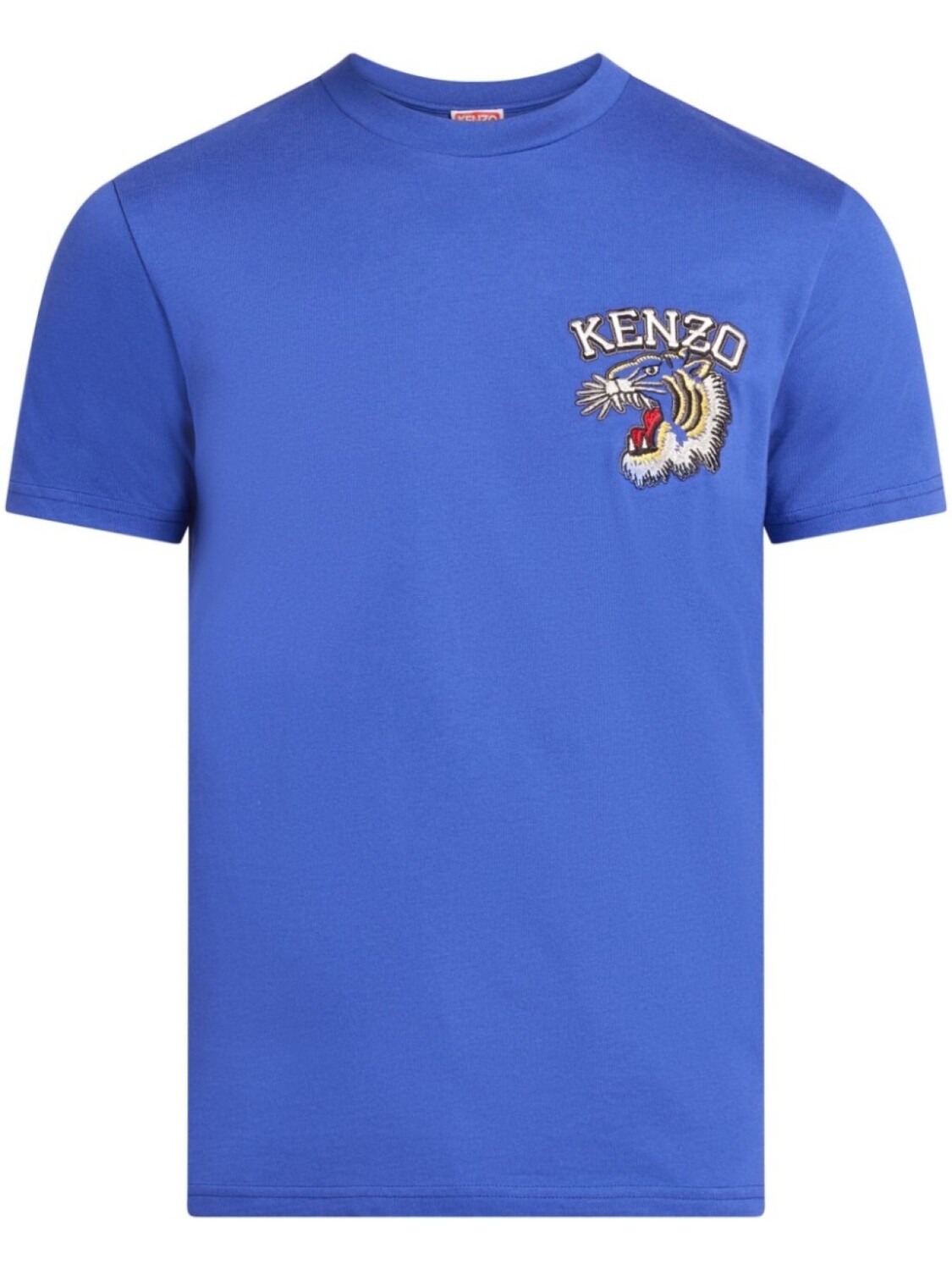 

Kenzo футболка с вышитым логотипом, синий