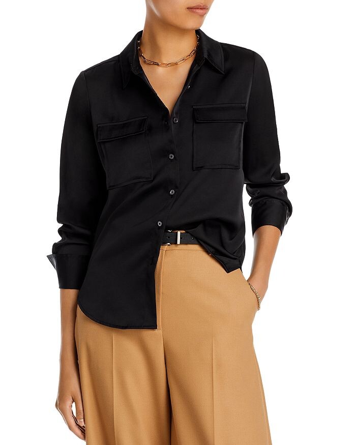 

Рубашка на пуговицах Derek Lam 10 Crosby Lorena, черный