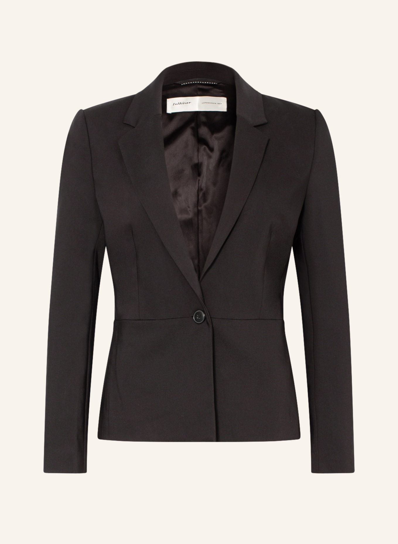 Блейзер InWear ZELLA, черный удлиненный пиджак zella inwear черный