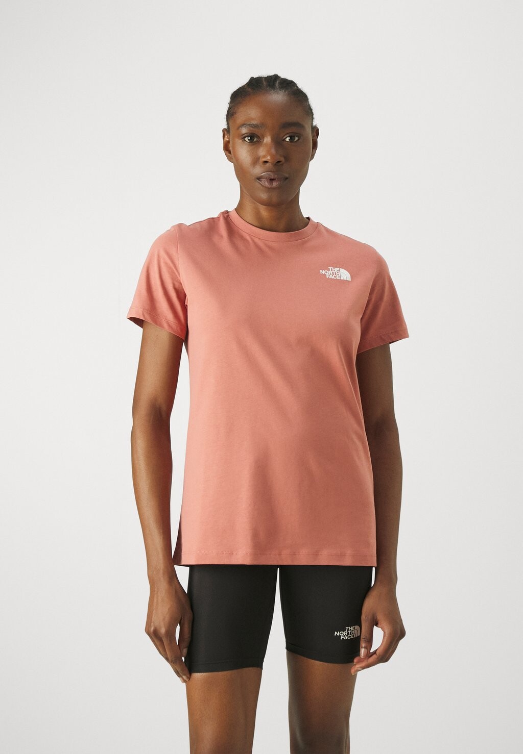 

Футболка с принтом REDBOX TEE The North Face, цвет light mahogany