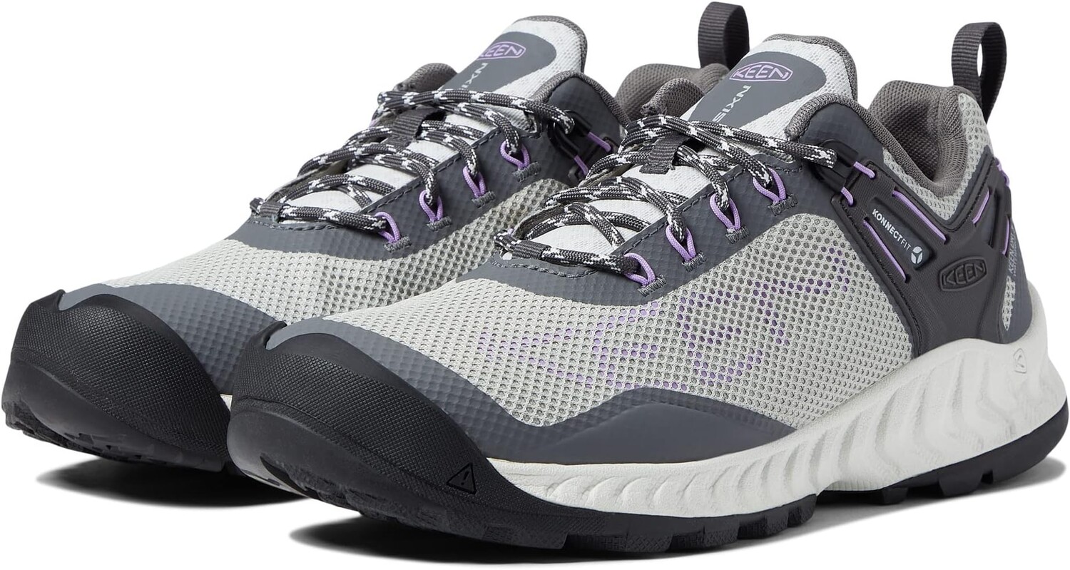 

Походная обувь Nxis Evo WP KEEN, цвет Steel Grey/English Lavender