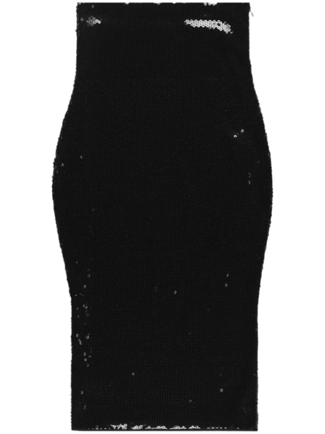 

Alexandre Vauthier юбка миди с пайетками, черный