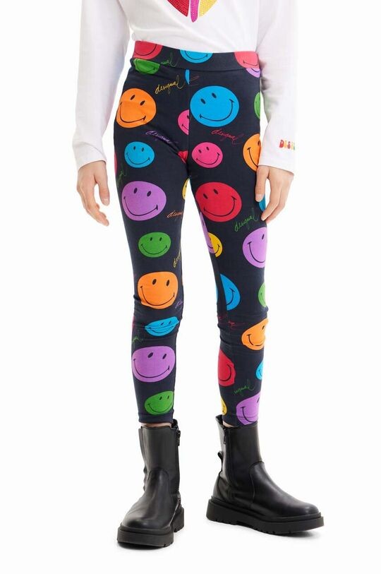 

Детские леггинсы Desigual x Smiley, черный