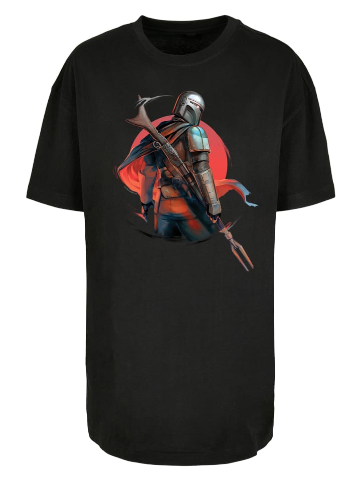 

Футболка F4NT4STIC Oversized Boyfriend Tee Star Wars The Mandalorian Blaster Rifles, черный