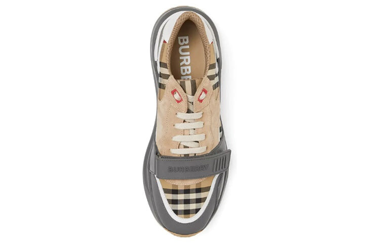 

Кроссовки Burberry, бежевый/серый/белый