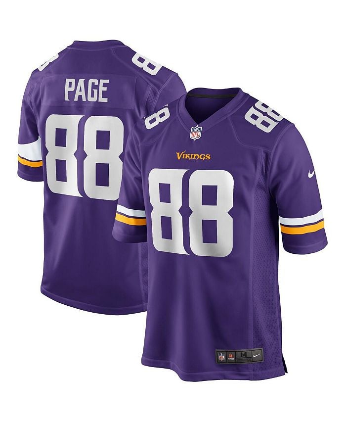 

Мужская фиолетовая майка игрока пенсионера Alan Page Minnesota Vikings Game Nike, фиолетовый