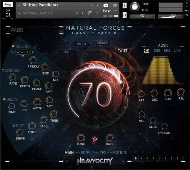 

Гравитационный пакет Heavyocity Natural Forces 01