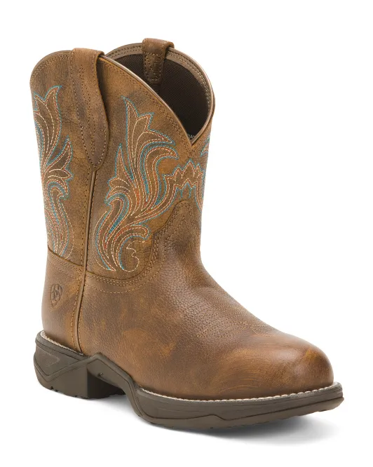 

Кожаные ковбойские сапоги Anthem с круглым носком Ariat, цвет Copper
