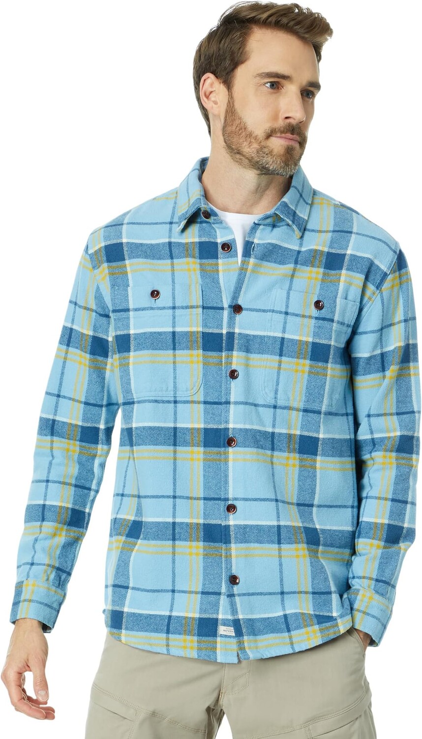 

Рубашка Lower Ridge Flannel Quiksilver, цвет Dusk Blue Lower Ridge