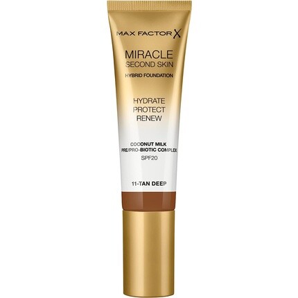 Max Factor Miracle Second Skin Увлажняющая основа для загара 30 мл