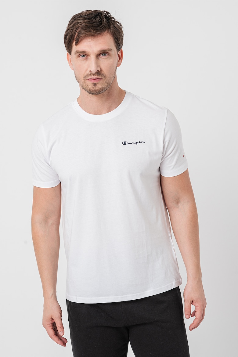 Базовая хлопковая футболка с логотипом Champion, белый
