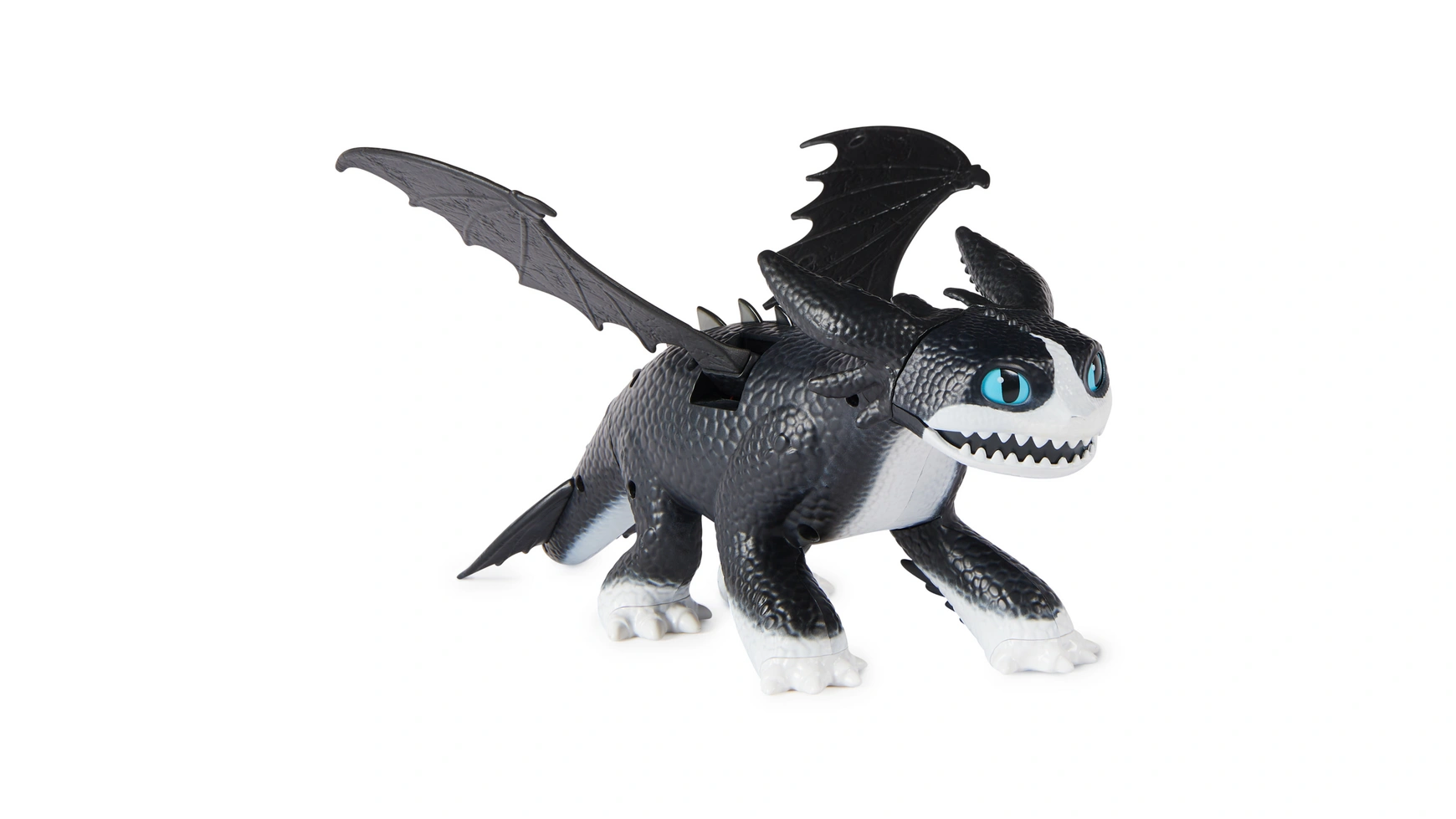 игрушка паровоз с со звуками и световыми эффектами Spin Master DreamWorks Dragons Fire and Flight, фигура грома 12 дюймов
