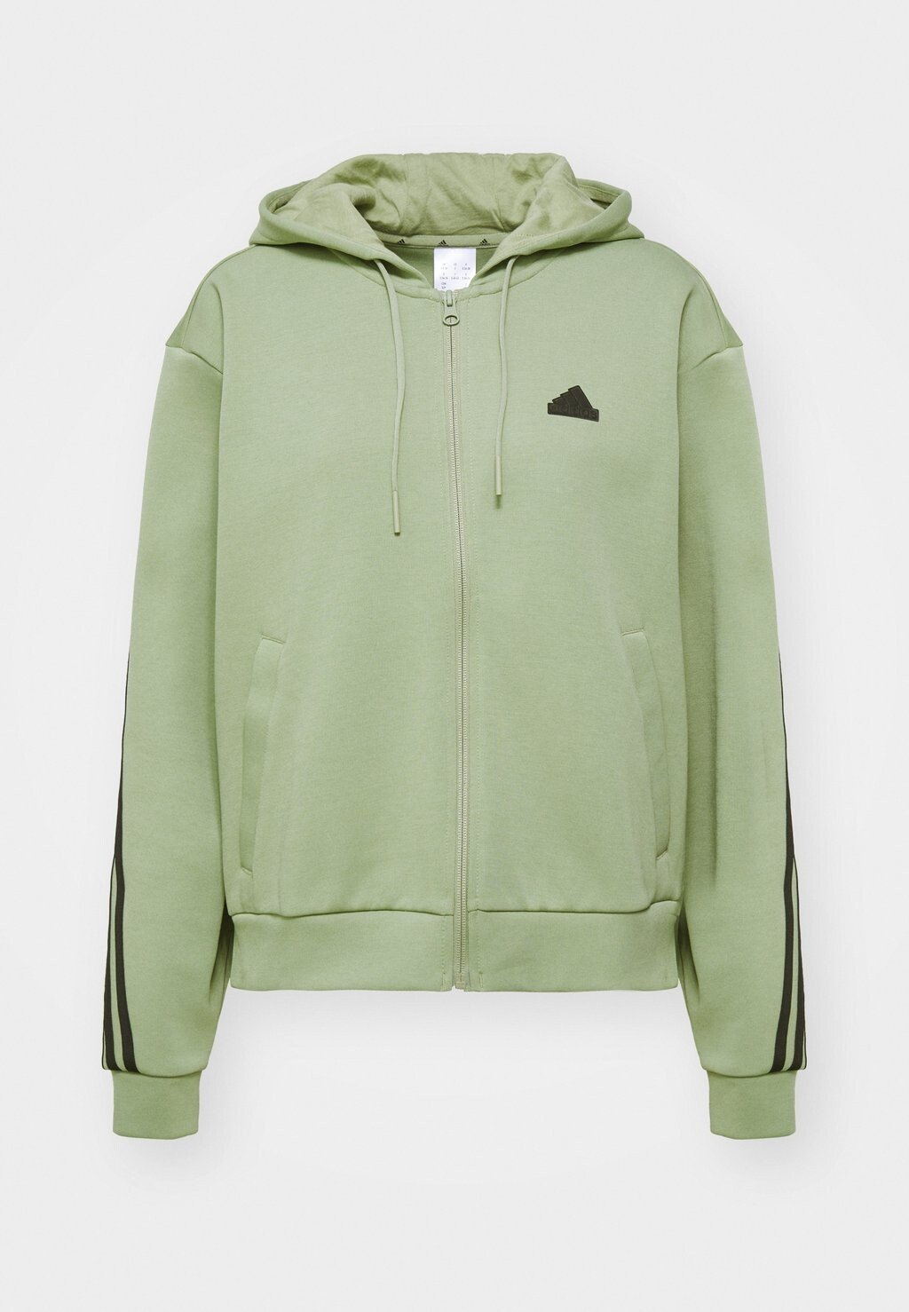 

Толстовка на молнии FUTURE ICONS THREE STRIPES FULL ZIP adidas, зеленый