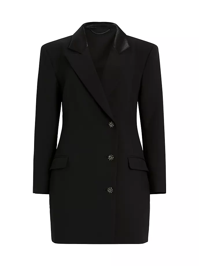 

Мини-платье Erykah Blazer Allsaints, черный