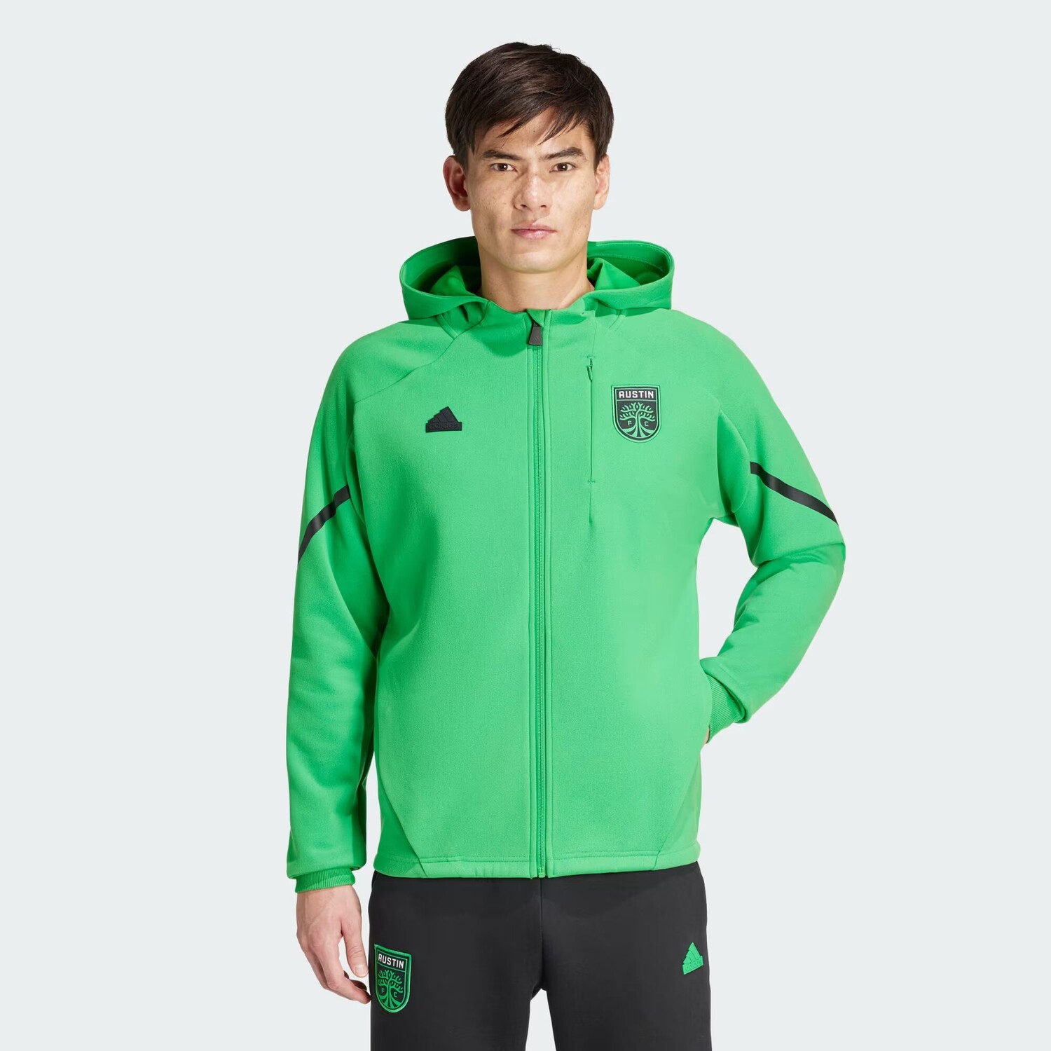 

Остин ФК Куртка Gameday Anthem Adidas, цвет Real Green