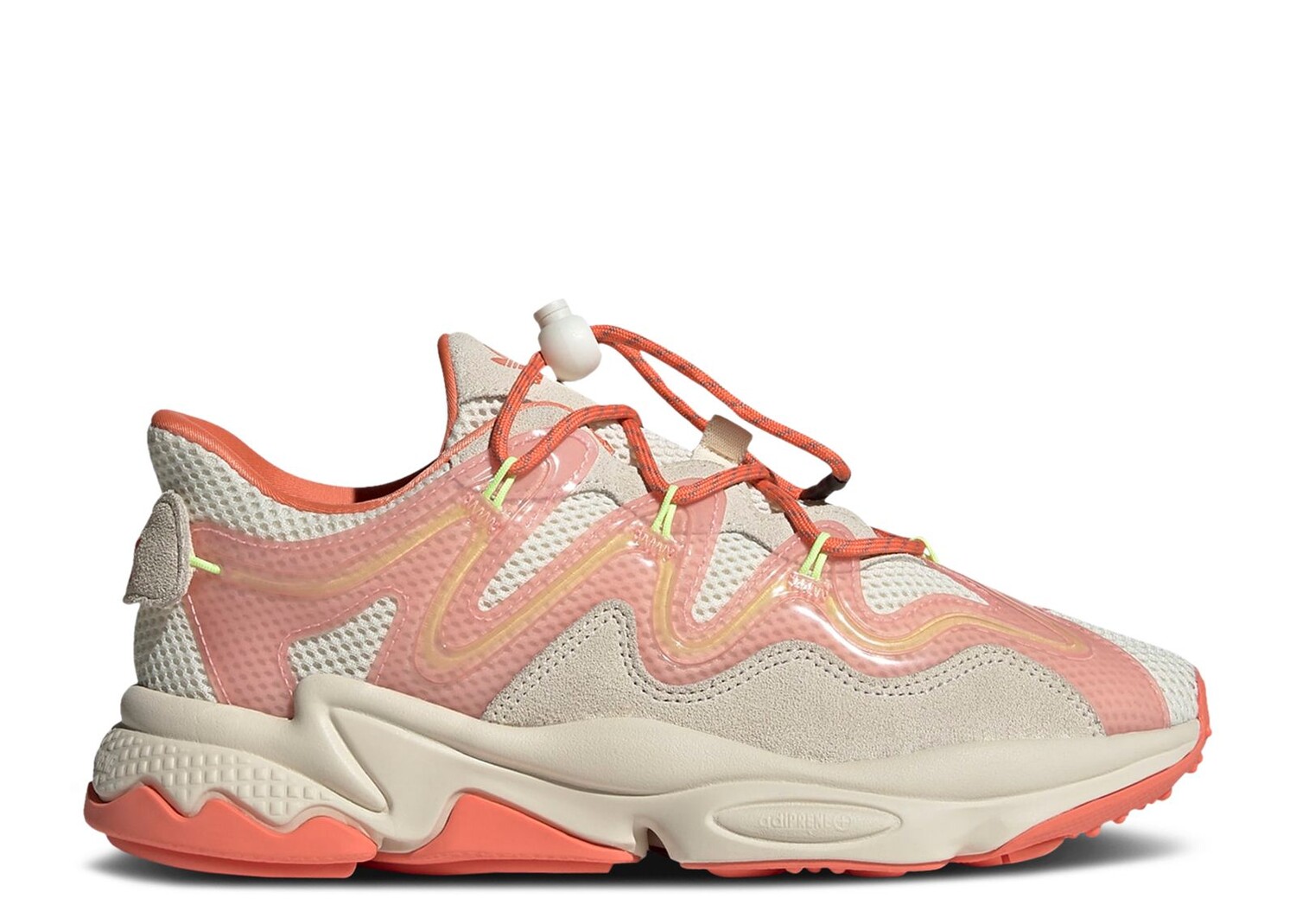

Кроссовки adidas Wmns Ozweego Plus 'Cream Semi Coral', кремовый, Бежевый