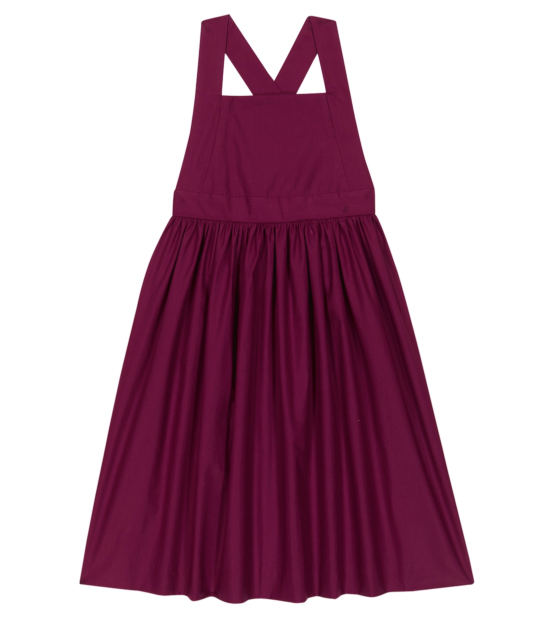 Платье Gladys из хлопка Bonpoint, фиолетовый платье трапеция из хлопка фиолетовый