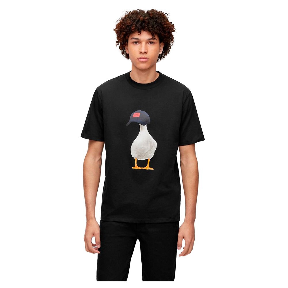 

Футболка с коротким рукавом HUGO Ducky, черный