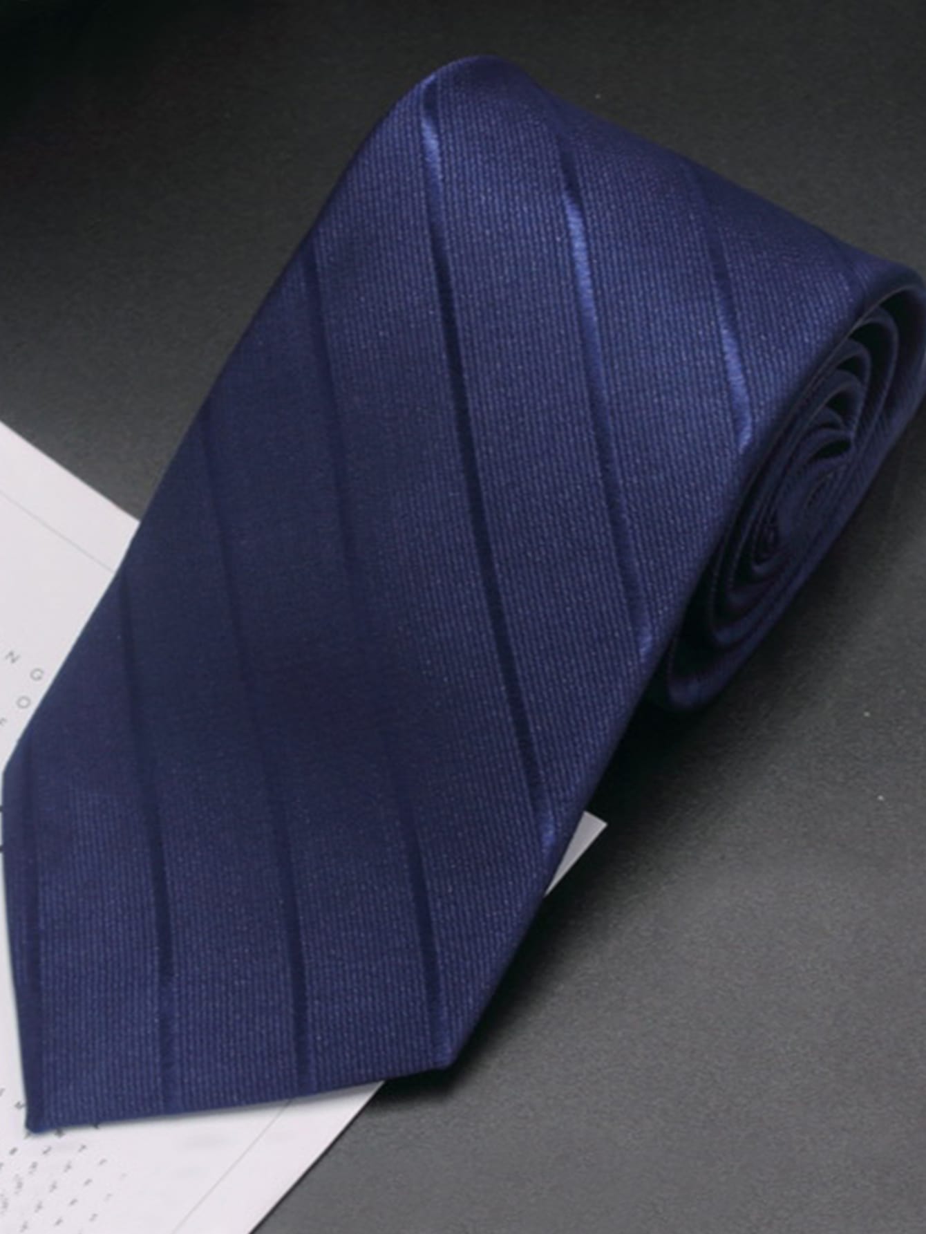 1 шт. Мужской деловой галстук, темно-синий цена и фото
