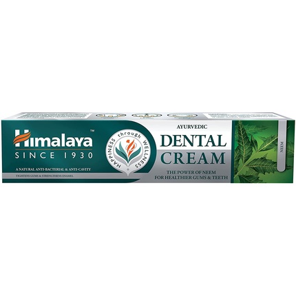 Аюрведическая зубная паста с нимом Dental Creme 100 г, Himalaya аюрведическая зубная паста месвак day2day 100 г