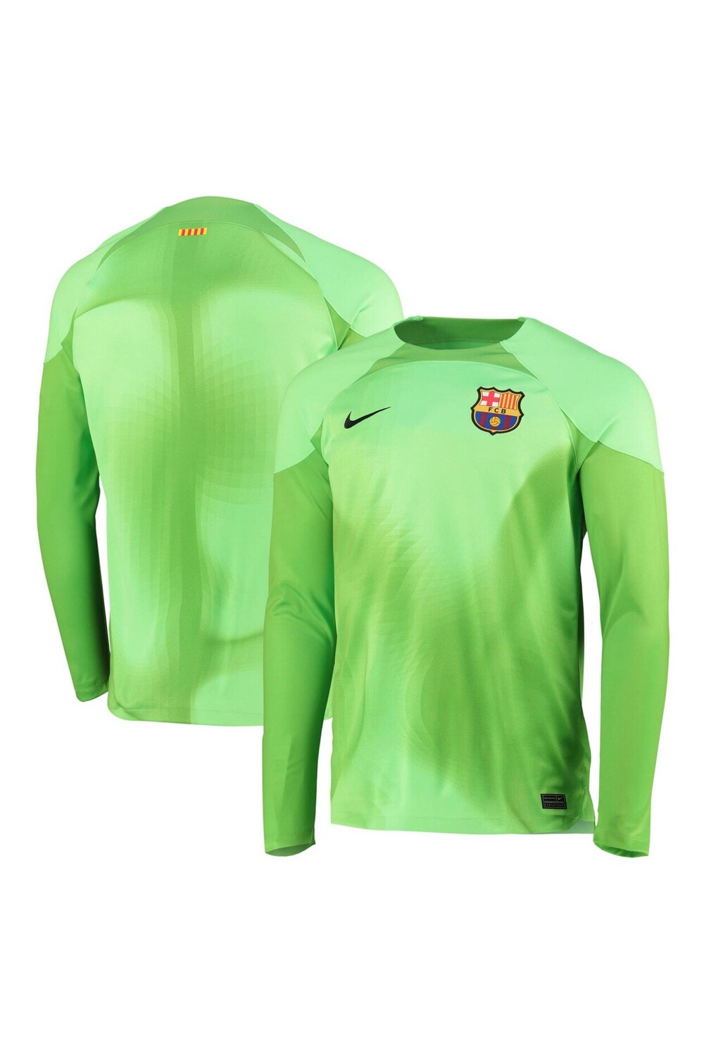 

Футболка Barcelona LS Goalkeeper Stadium 2022-23 Nike, зеленый