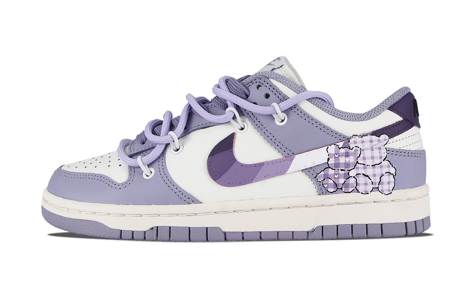 

Кроссовки Nike Dunk Skateboarding Shoes Women's Low-top Purple, светло-фиолетовый