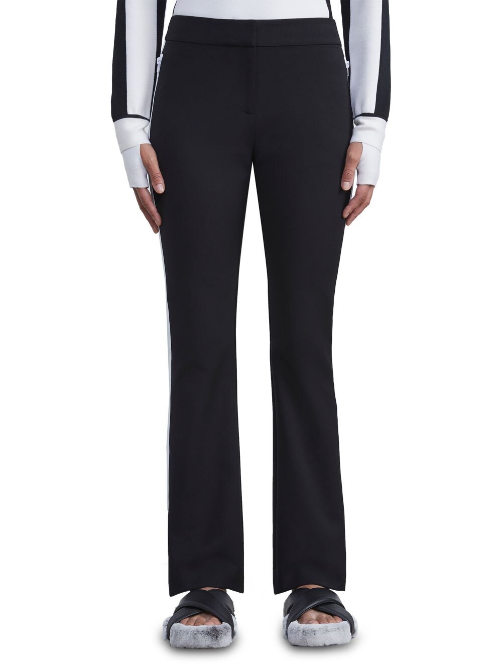

Узкие расклешенные брюки Manhattan Lafayette 148 New York, черный