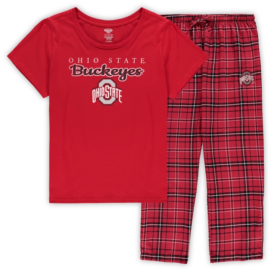

Пижамный комплект Profile Ohio State Buckeyes, алый