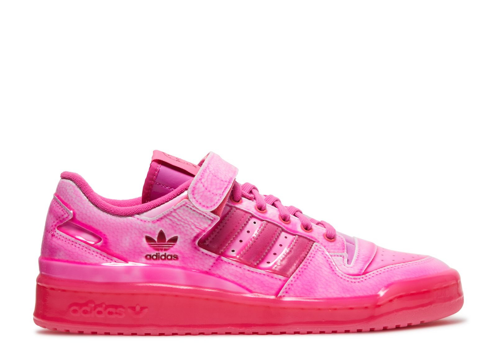 Кроссовки adidas Jeremy Scott X Forum Low 'Dipped - Solar Pink', розовый