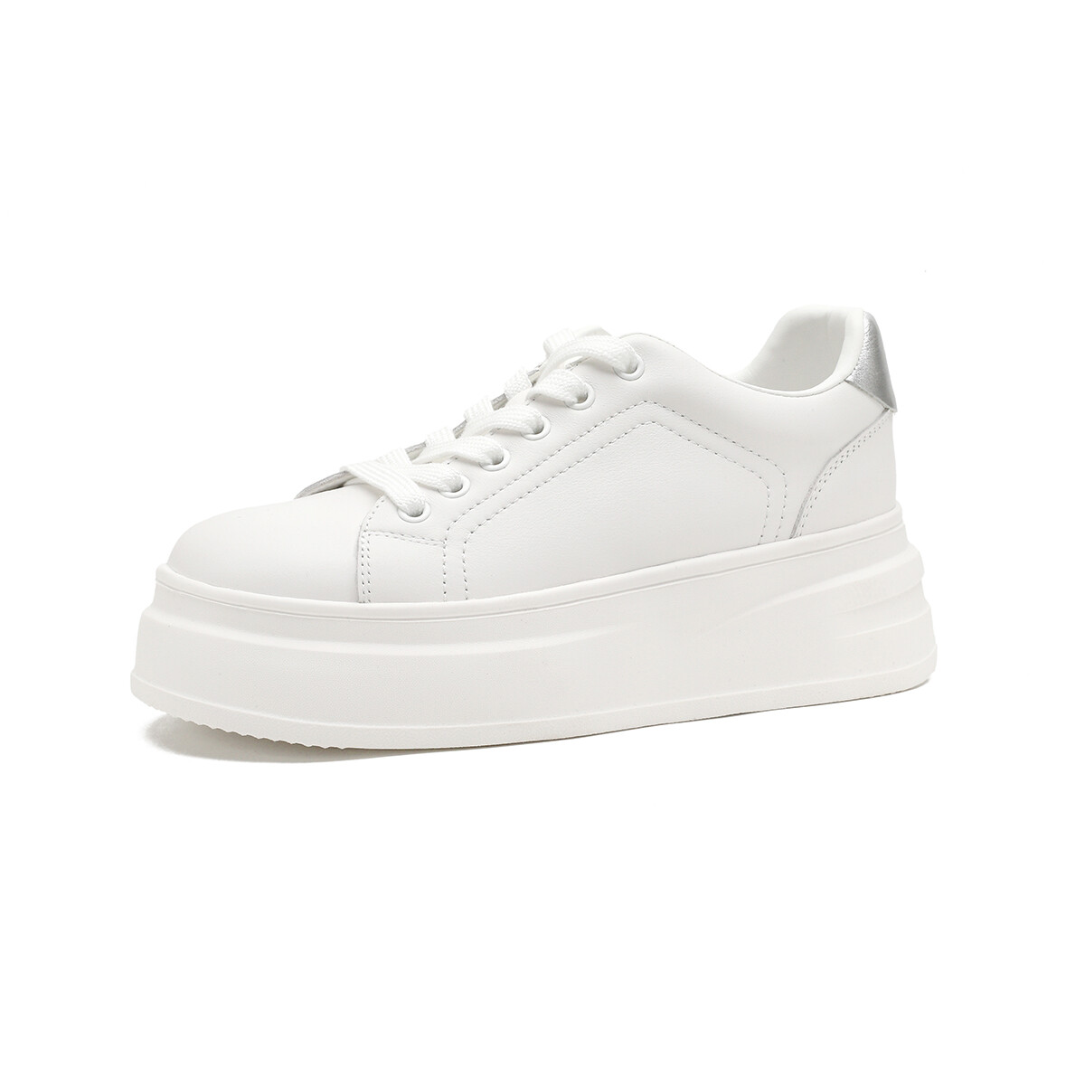 

Кроссовки D:FUSE SCANDINAVIA Skateboarding Shoes Women's Low-top, белый/серебряный