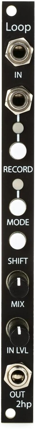 

Модуль петли Eurorack 2HP Loop — черный