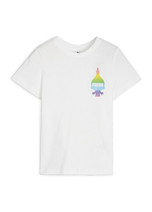 

Белая мужская футболка с принтом 62481602-PUMA X TROLLS Футболка Puma, белый