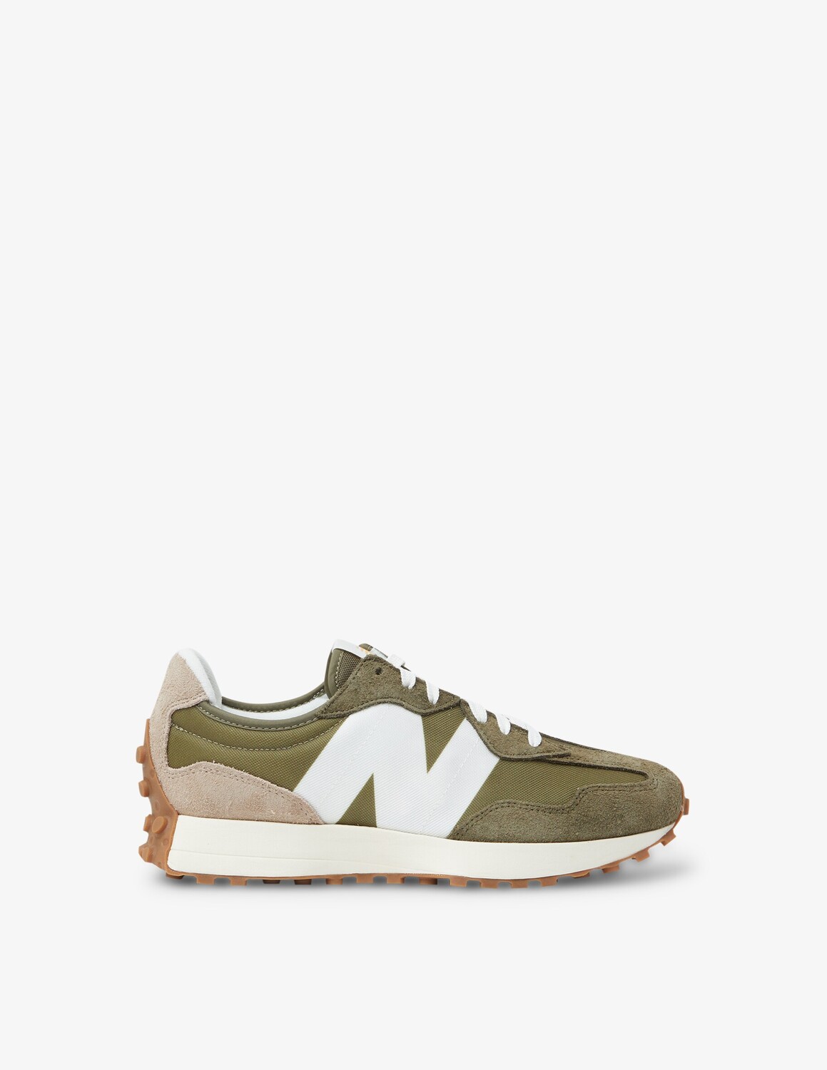 

Кроссовки Ms327 замшевые New Balance, оливковый