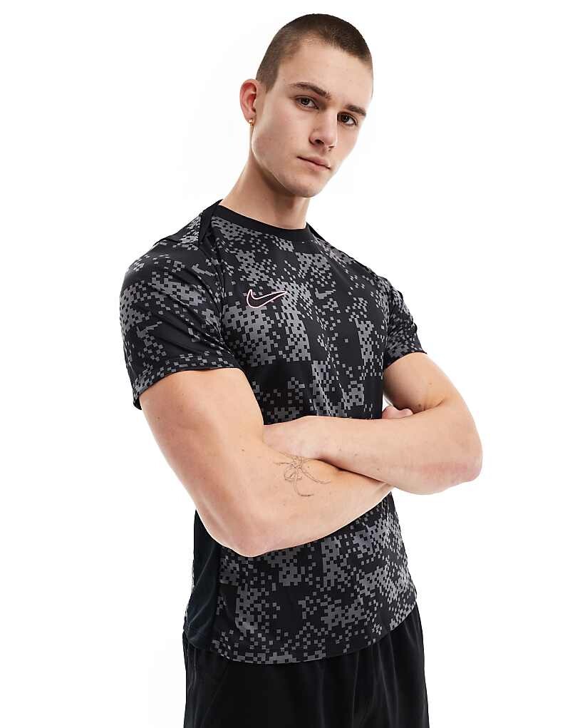 

Nike Football – Academy – серая футболка с рисунком