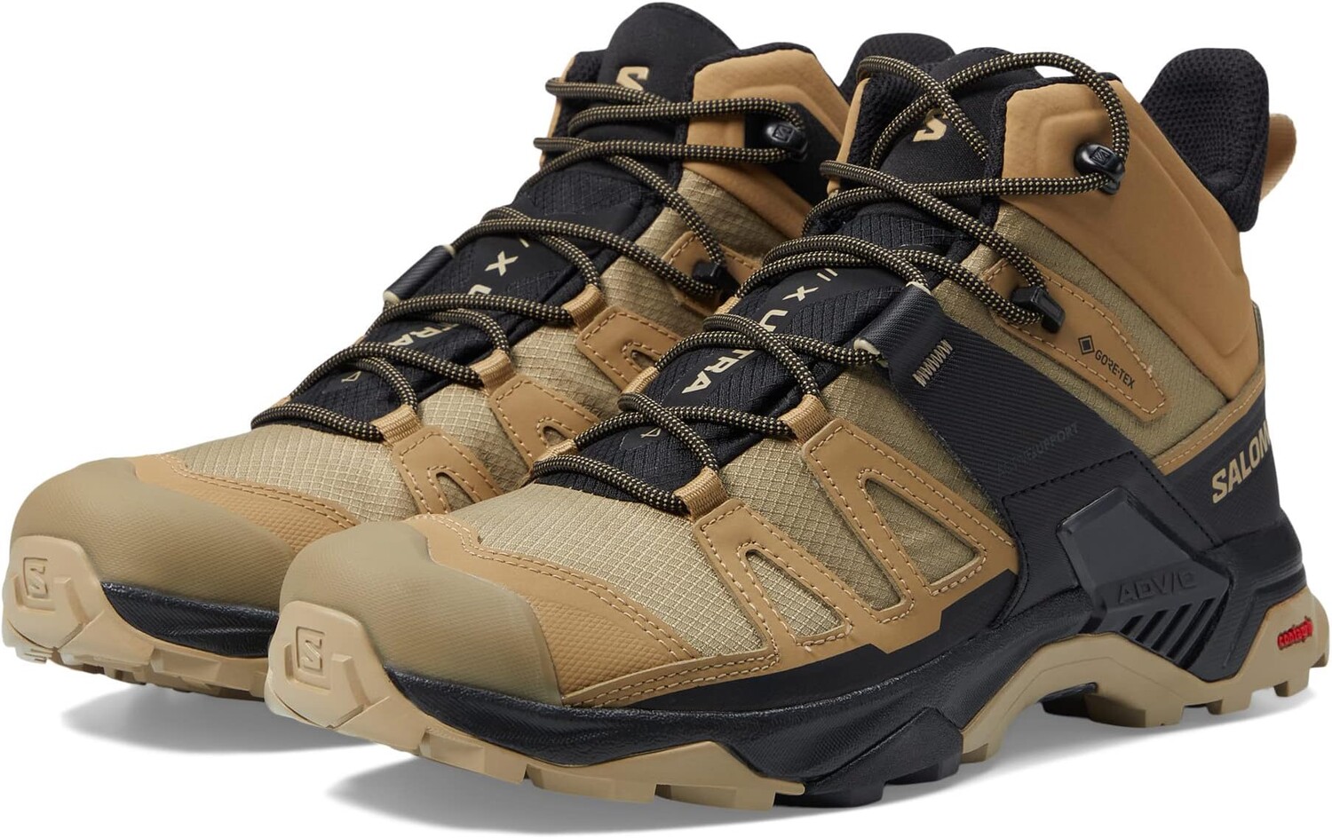 

Походная обувь X Ultra 4 Mid GTX Salomon, цвет Kelp/Black/Safari