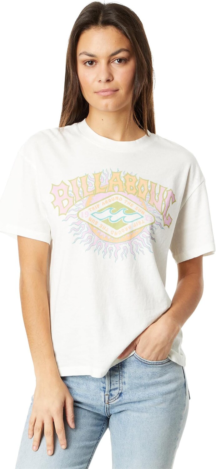 

Футболка Billabong Around The Sun Short Sleeve Tee, цвет Salt Crystal