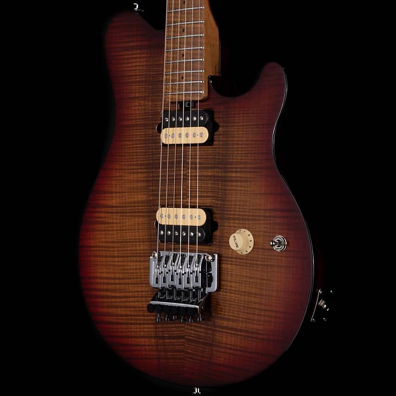 Электрогитара Ernie Ball Axis Roasted Flame Maple Neck Flame Maple Top Roasted Amber Flame электрогитара yamaha pac212vfm flame maple top карамельно коричневая pac212vfm flame maple top electric guitar