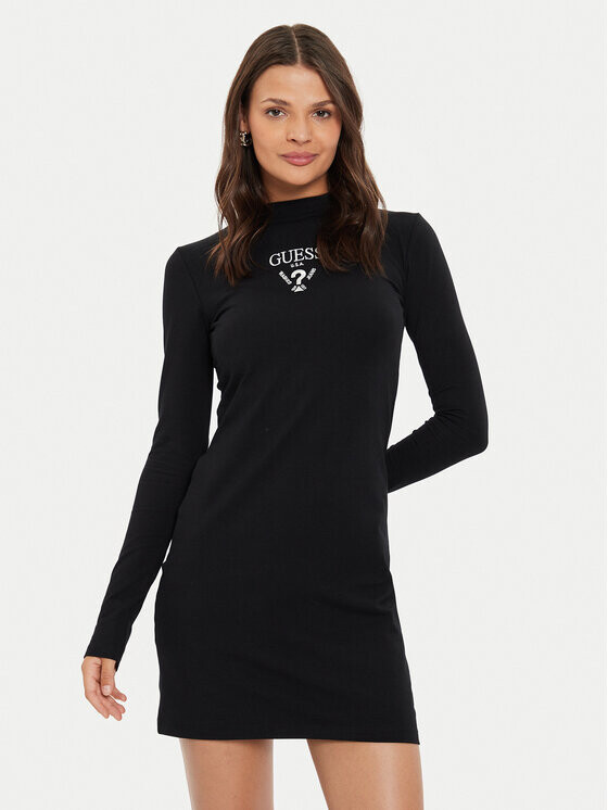 

Дневное платье regular fit Guess, черный
