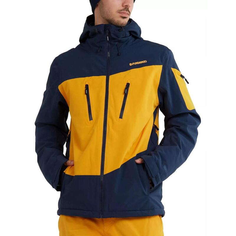 Лыжная куртка Privet Jacket мужская - оранжевая Fundango, цвет blau
