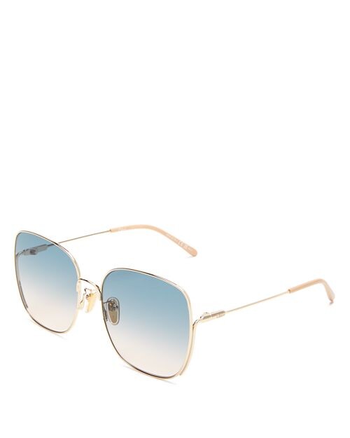 

Круглые солнцезащитные очки Elsa, 59 мм Chloe, цвет Gold
