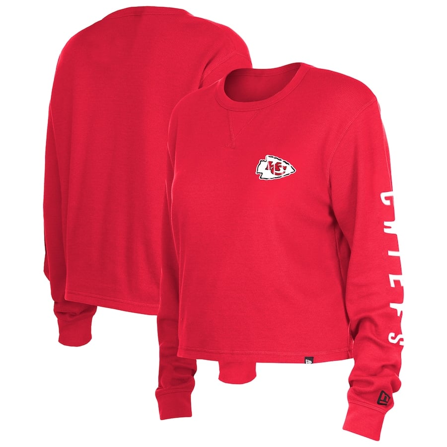 

Футболка с длинным рукавом New Era Kansas City Chiefs, красный