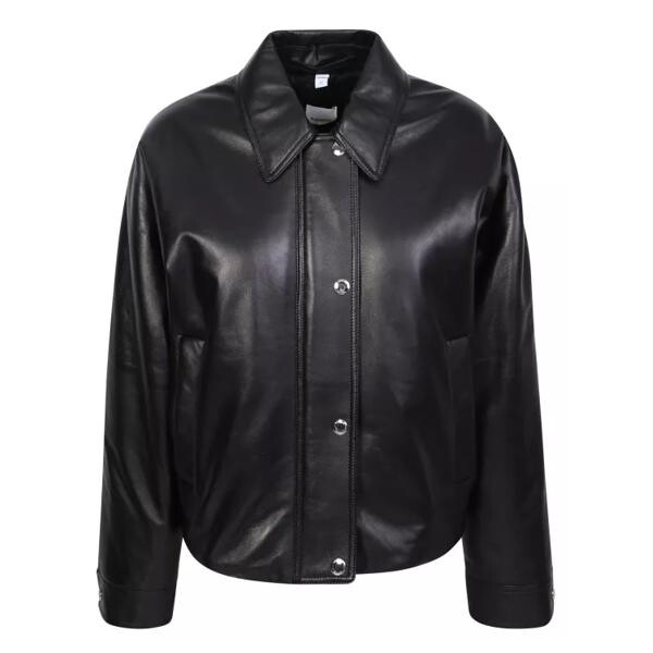 

Куртка cut ayton leather jacket Burberry, мультиколор