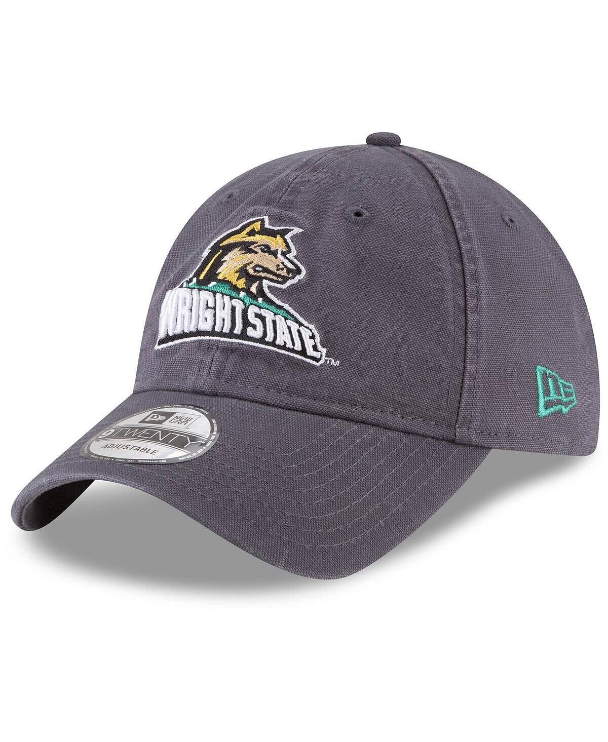 

Мужская серая регулируемая кепка Wright State Raiders Core 9TWENTY New Era