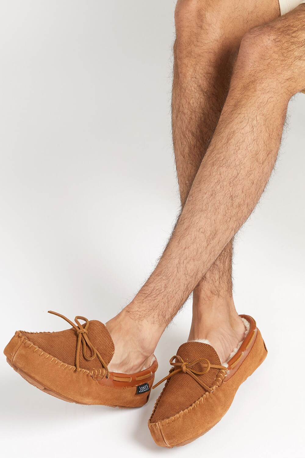

Мужские тапочки Jones Bootmake на подкладке из овчины Jones Bootmaker