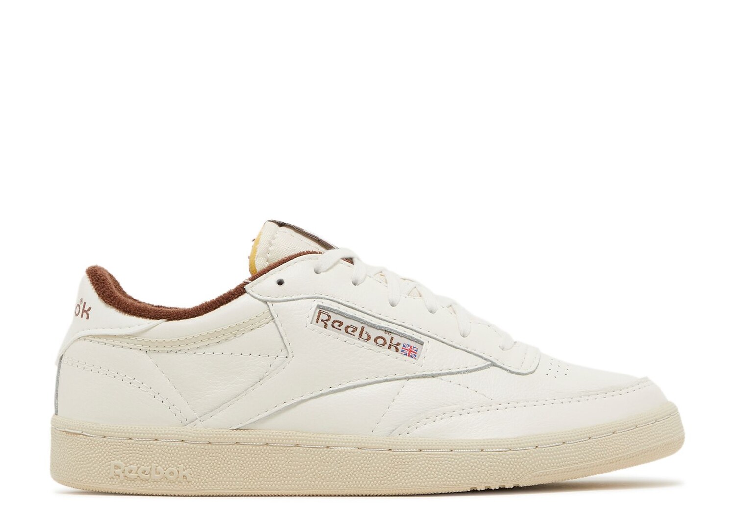 

Кроссовки Reebok Club C 85 Vintage 'Chalk Brush Brown', белый, Белый;серый