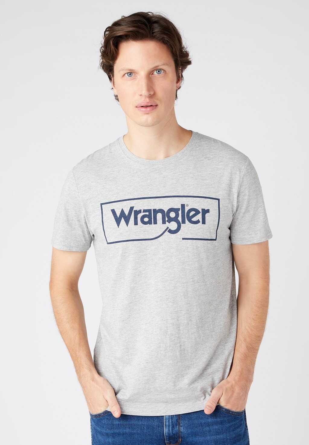 

Футболка с принтом Wrangler, серый
