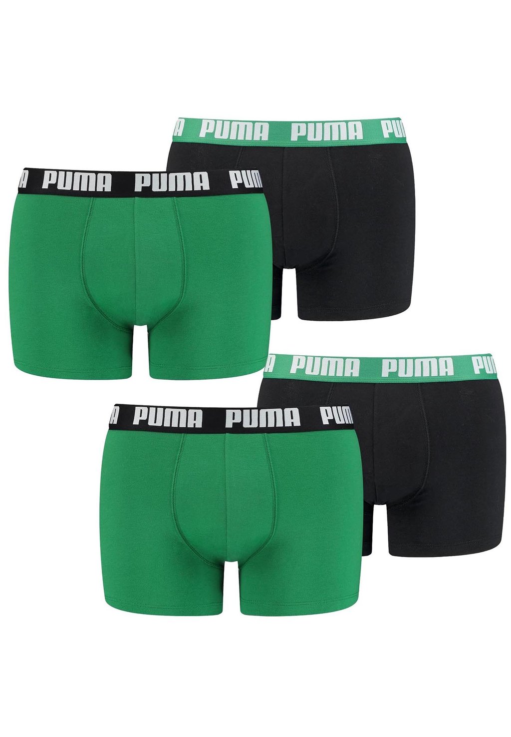 Трусики 4 PACK Puma, цвет amazon green