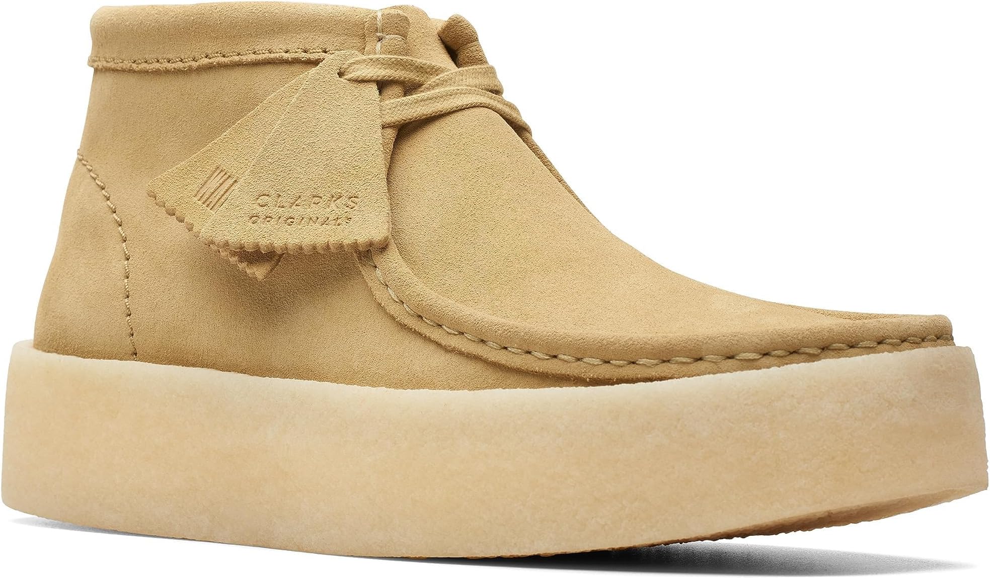 

Ботинки Wallabee Cup Boot Clarks, цвет Maple Suede