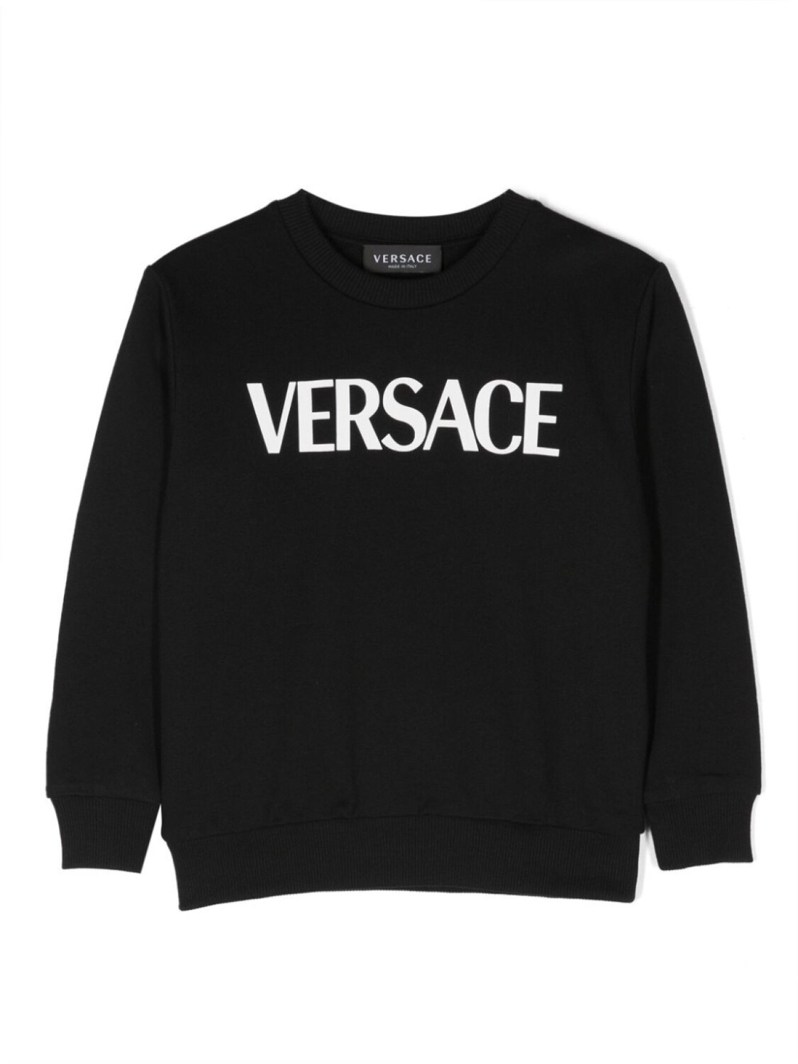 

Versace Kids толстовка с логотипом, черный